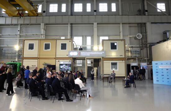 Рабочая поездка президента Владимира Путина в Московскую область