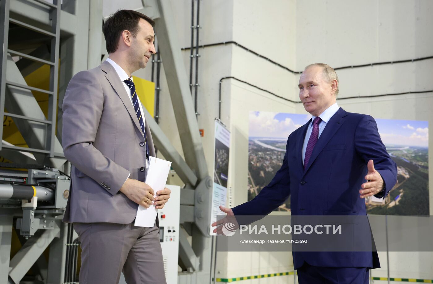 Рабочая поездка президента Владимира Путина в Московскую область