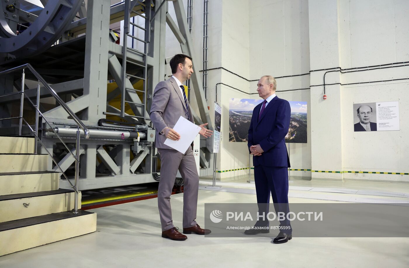 Рабочая поездка президента Владимира Путина в Московскую область