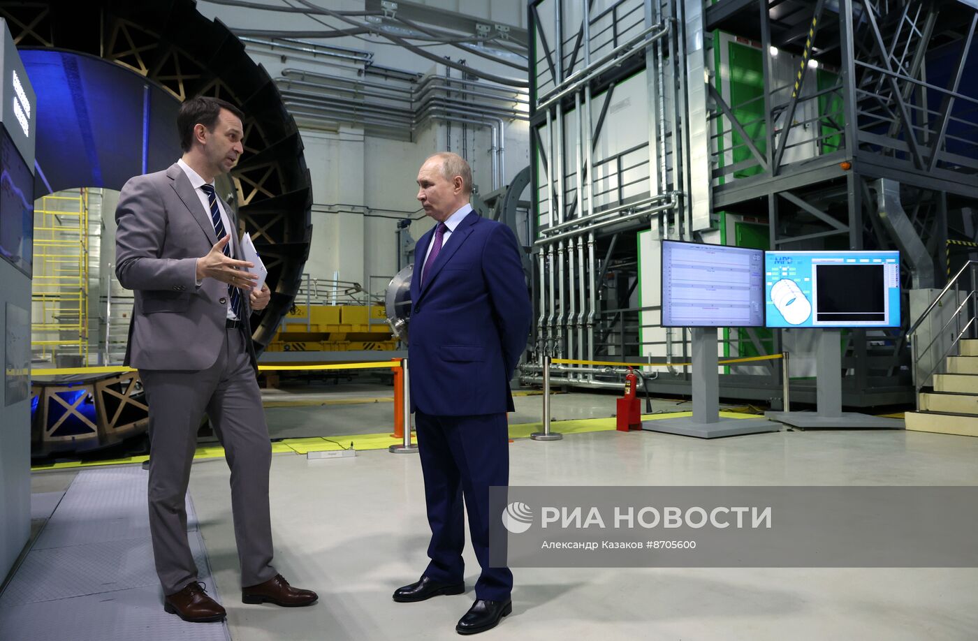 Рабочая поездка президента Владимира Путина в Московскую область