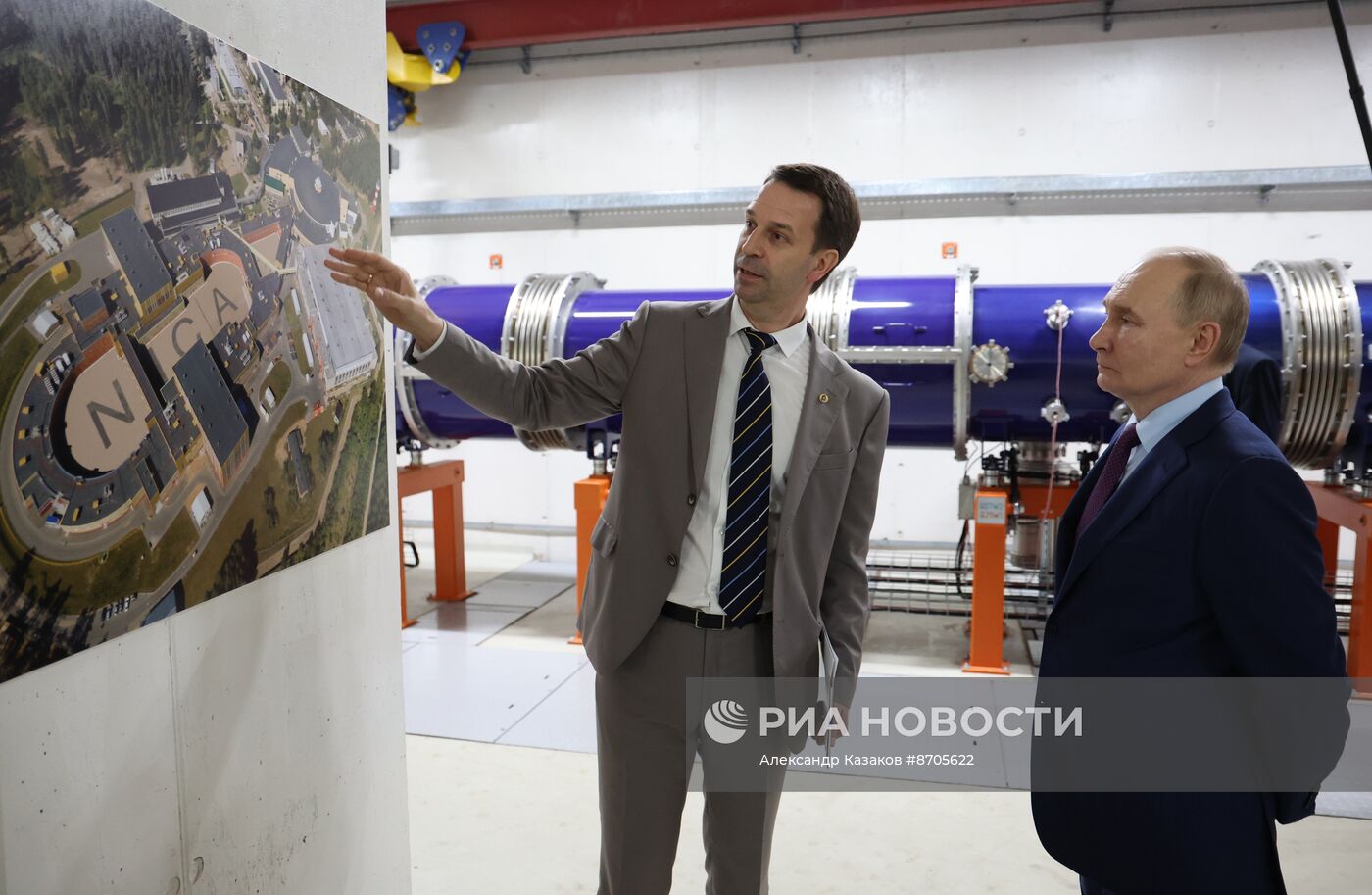 Рабочая поездка президента Владимира Путина в Московскую область