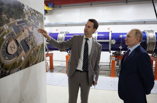 Рабочая поездка президента Владимира Путина в Московскую область