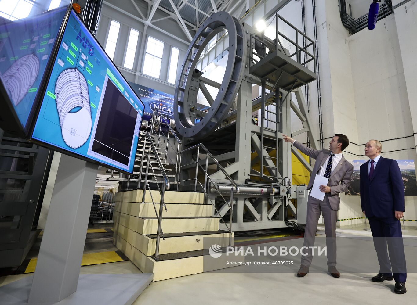 Рабочая поездка президента Владимира Путина в Московскую область