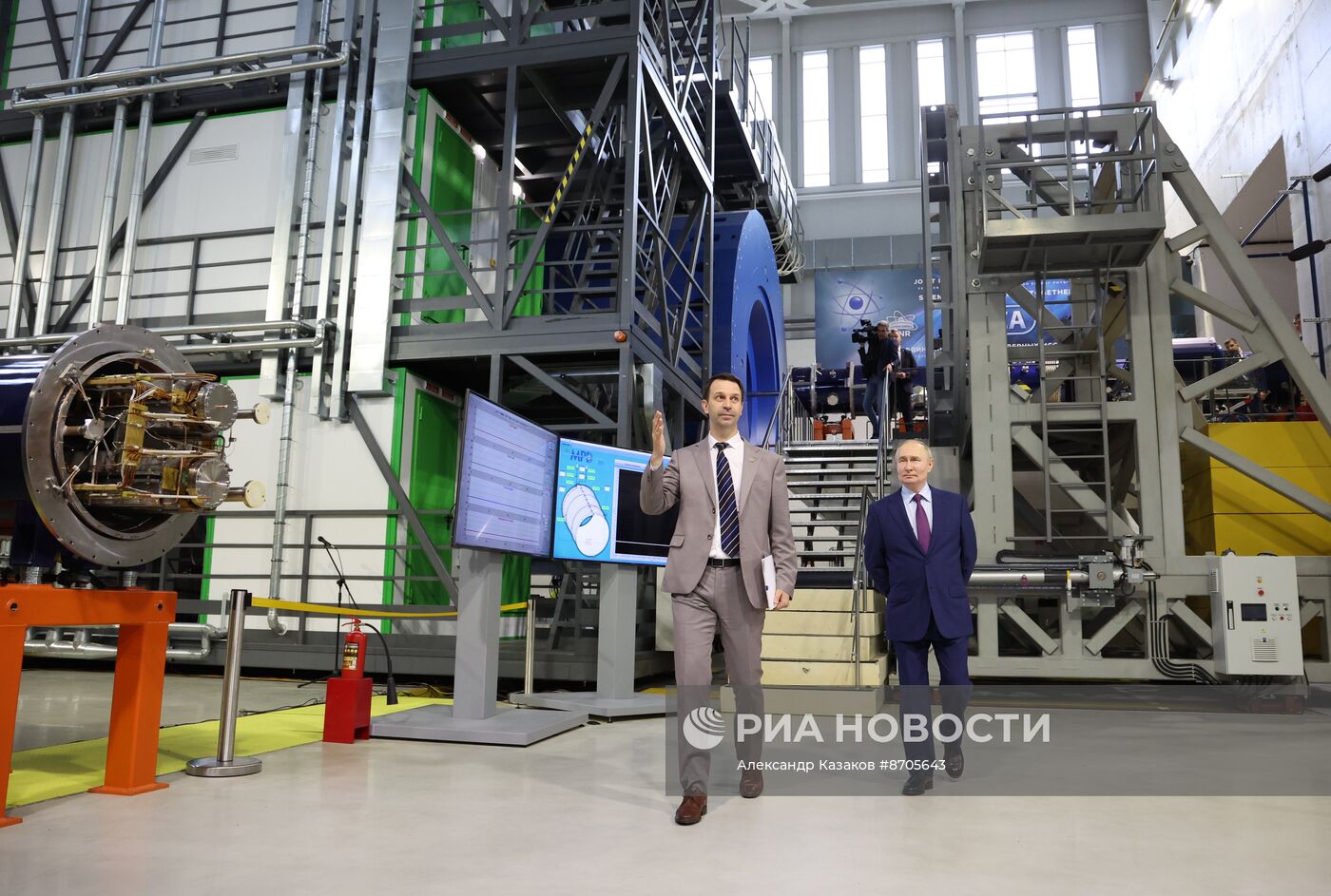 Рабочая поездка президента Владимира Путина в Московскую область