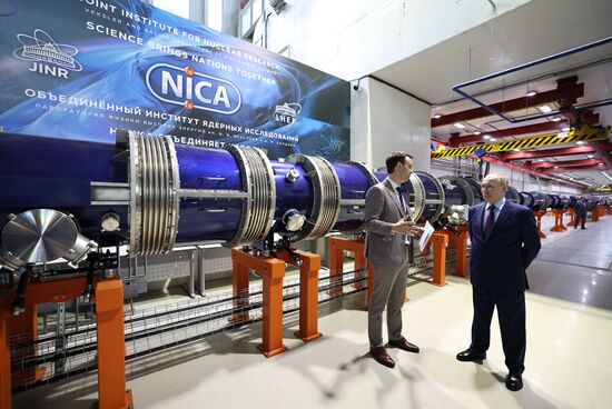 Рабочая поездка президента Владимира Путина в Московскую область