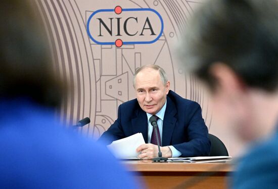 Рабочая поездка президента Владимира Путина в Московскую область