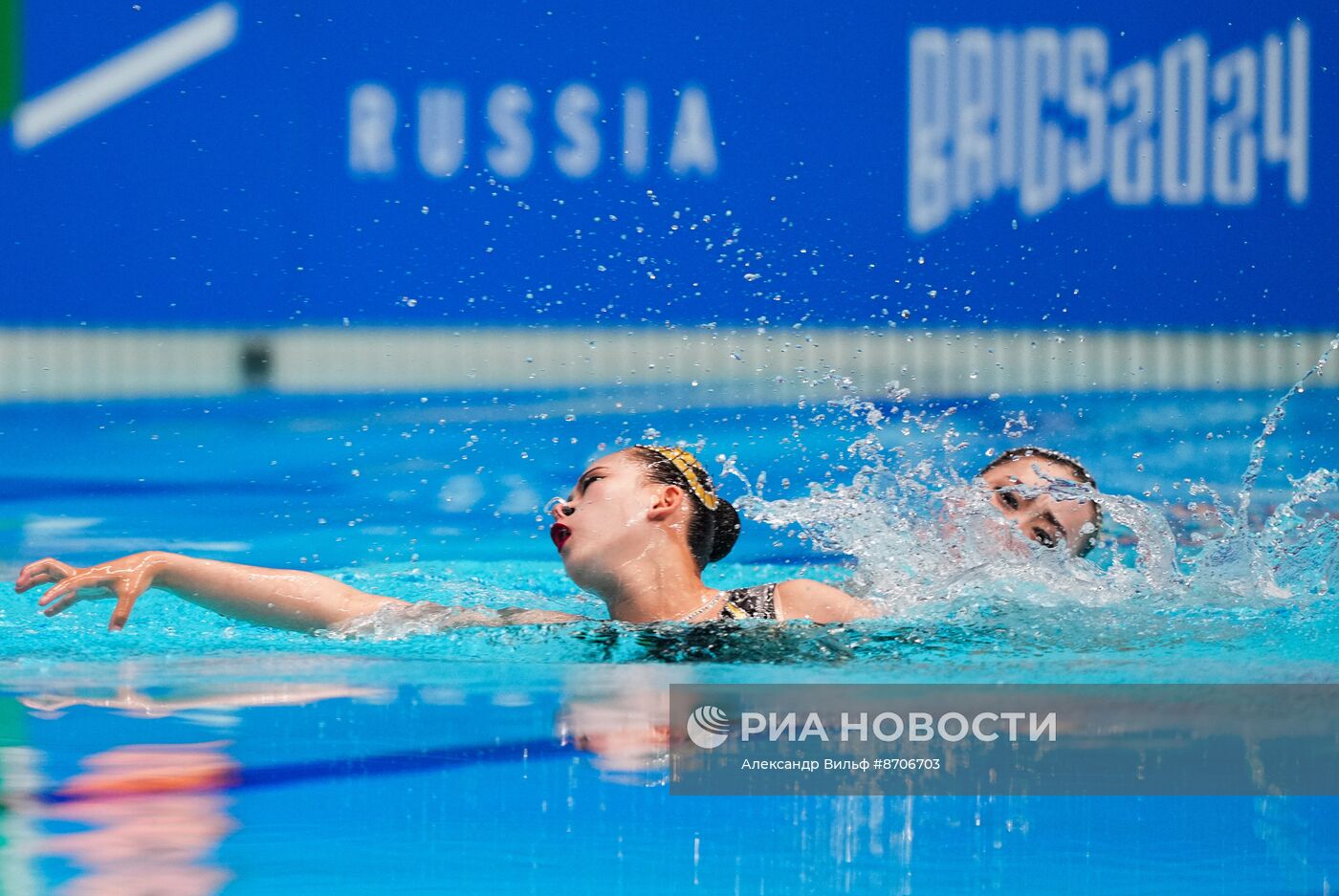 Игры БРИКС. Синхронное плавание. Дуэт. Произвольная программа 