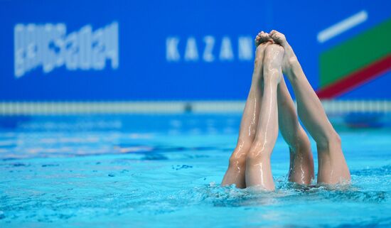 Игры БРИКС. Синхронное плавание. Дуэт. Произвольная программа 