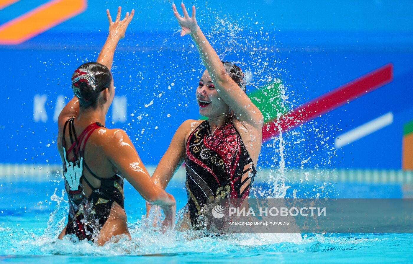 Игры БРИКС. Синхронное плавание. Дуэт. Произвольная программа