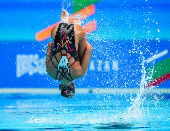 Игры БРИКС. Синхронное плавание. Дуэт. Произвольная программа 