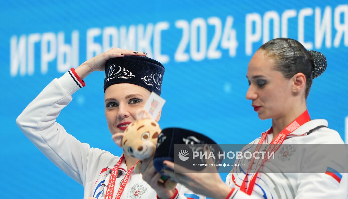 Игры БРИКС. Синхронное плавание. Дуэт. Произвольная программа 