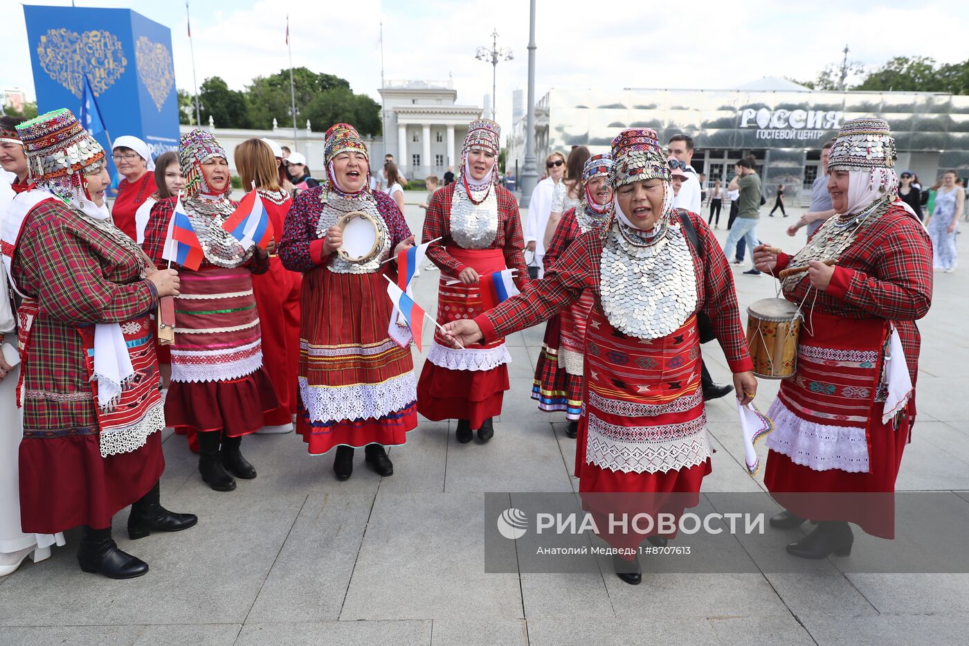 Выставка "Россия". Торжественное открытие праздника "Акатуй"