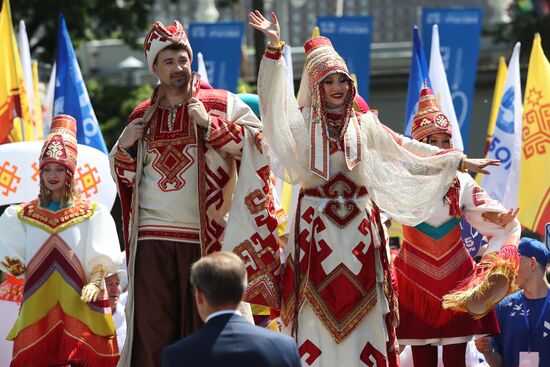 Выставка "Россия". Торжественное открытие праздника "Акатуй"