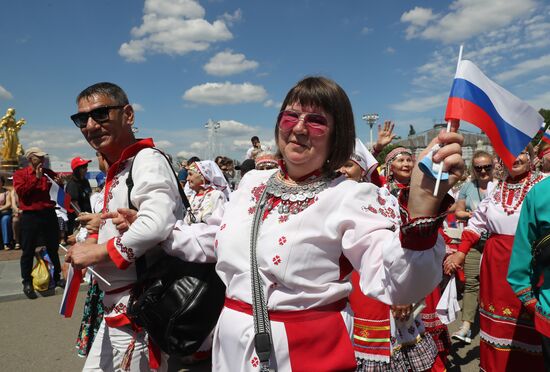 Выставка "Россия". Торжественное открытие праздника "Акатуй"