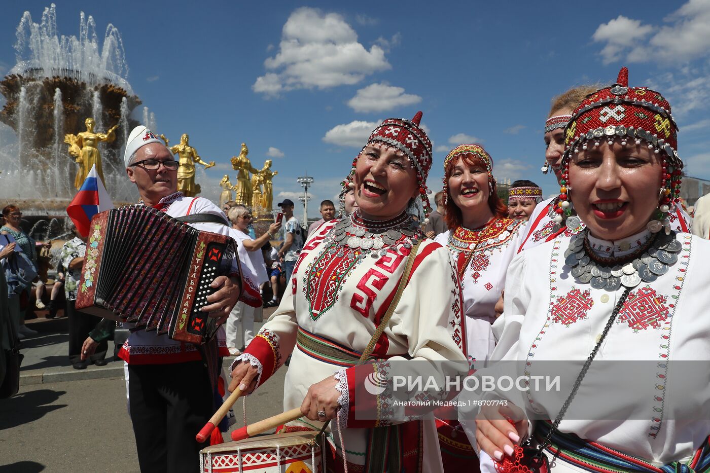 Выставка "Россия". Торжественное открытие праздника "Акатуй"