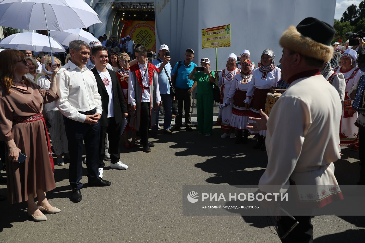 Выставка "Россия". Торжественное открытие праздника "Акатуй"