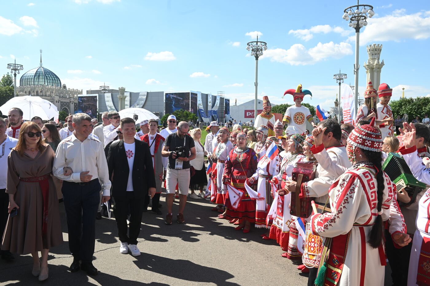 Выставка "Россия". Торжественное открытие праздника "Акатуй"