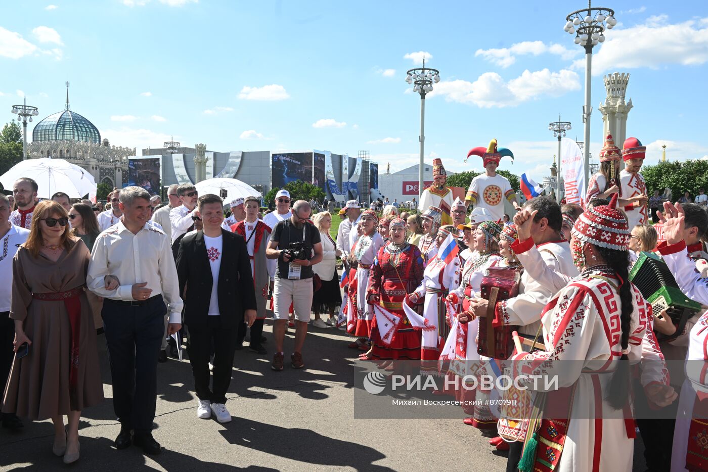 Выставка "Россия". Торжественное открытие праздника "Акатуй"