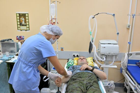 Работа медицинской службы в зоне СВО