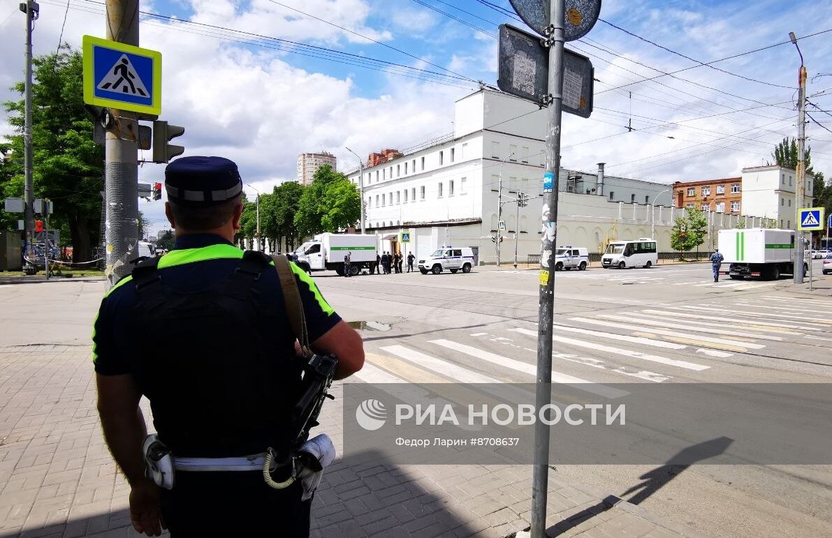 Обстановка у СИЗО-1 в Ростове-на-Дону