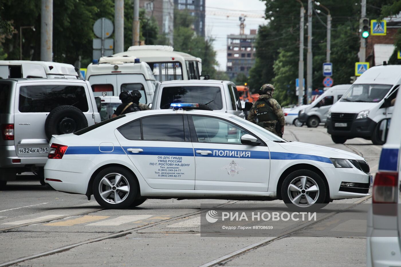 Обстановка у СИЗО-1 в Ростове-на-Дону