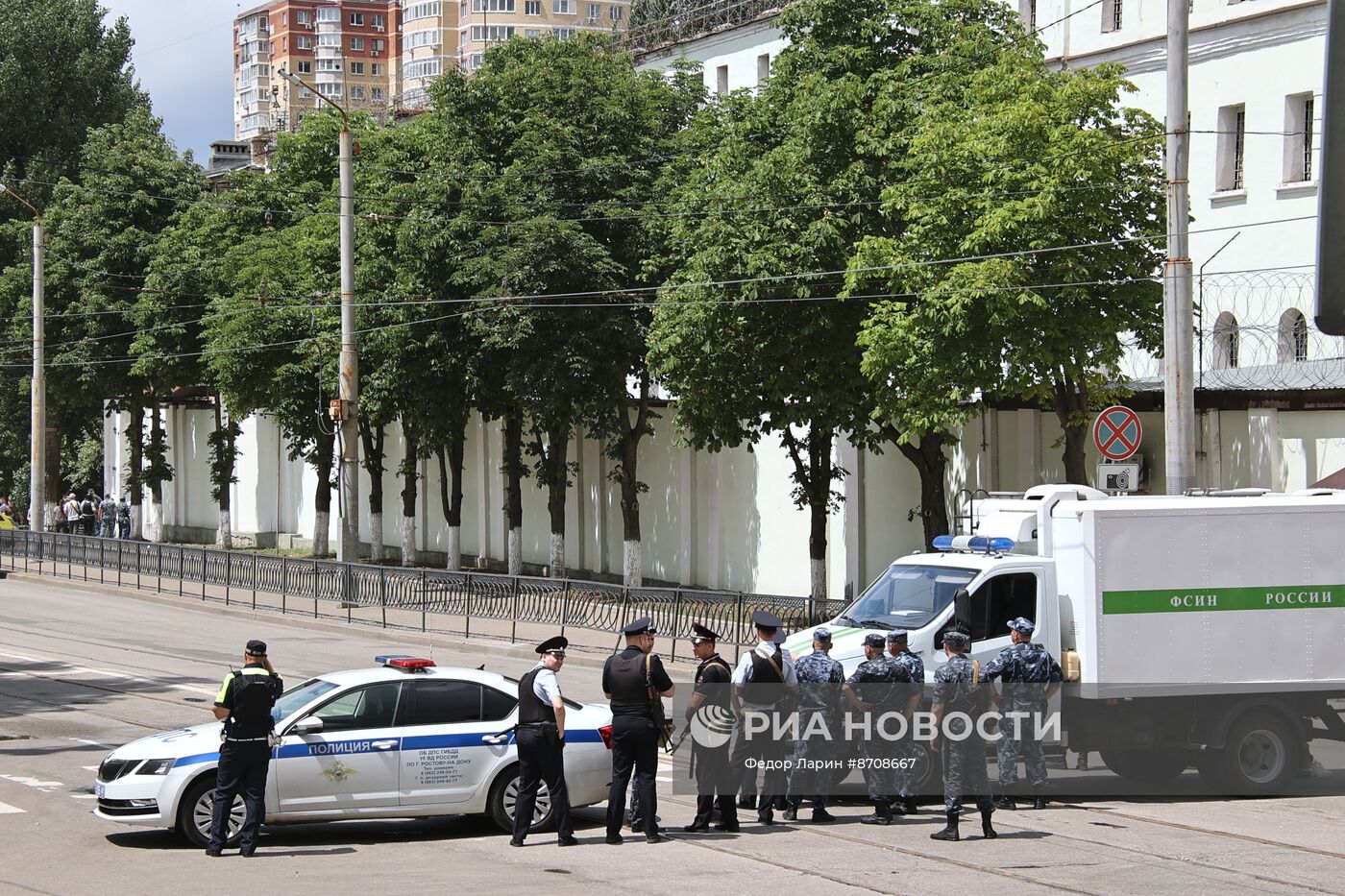 Обстановка у СИЗО-1 в Ростове-на-Дону