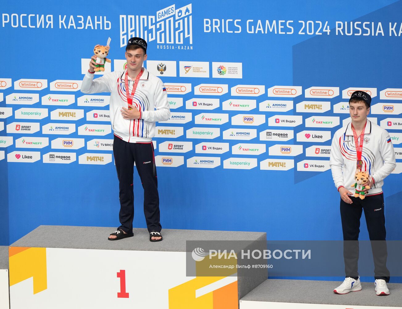 Игры БРИКС. Прыжки в воду. Церемония награждения