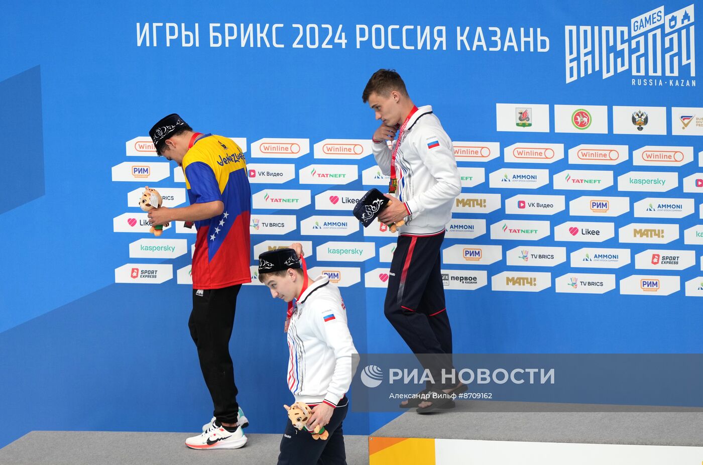 Игры БРИКС. Прыжки в воду. Церемония награждения