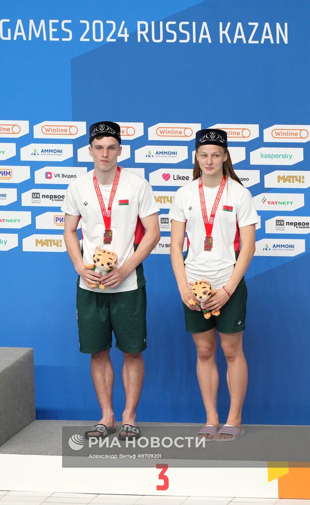 Игры БРИКС. Прыжки в воду. Церемония награждения