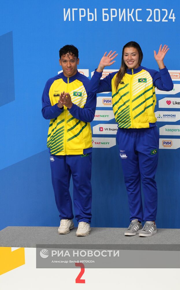 Игры БРИКС. Прыжки в воду. Церемония награждения