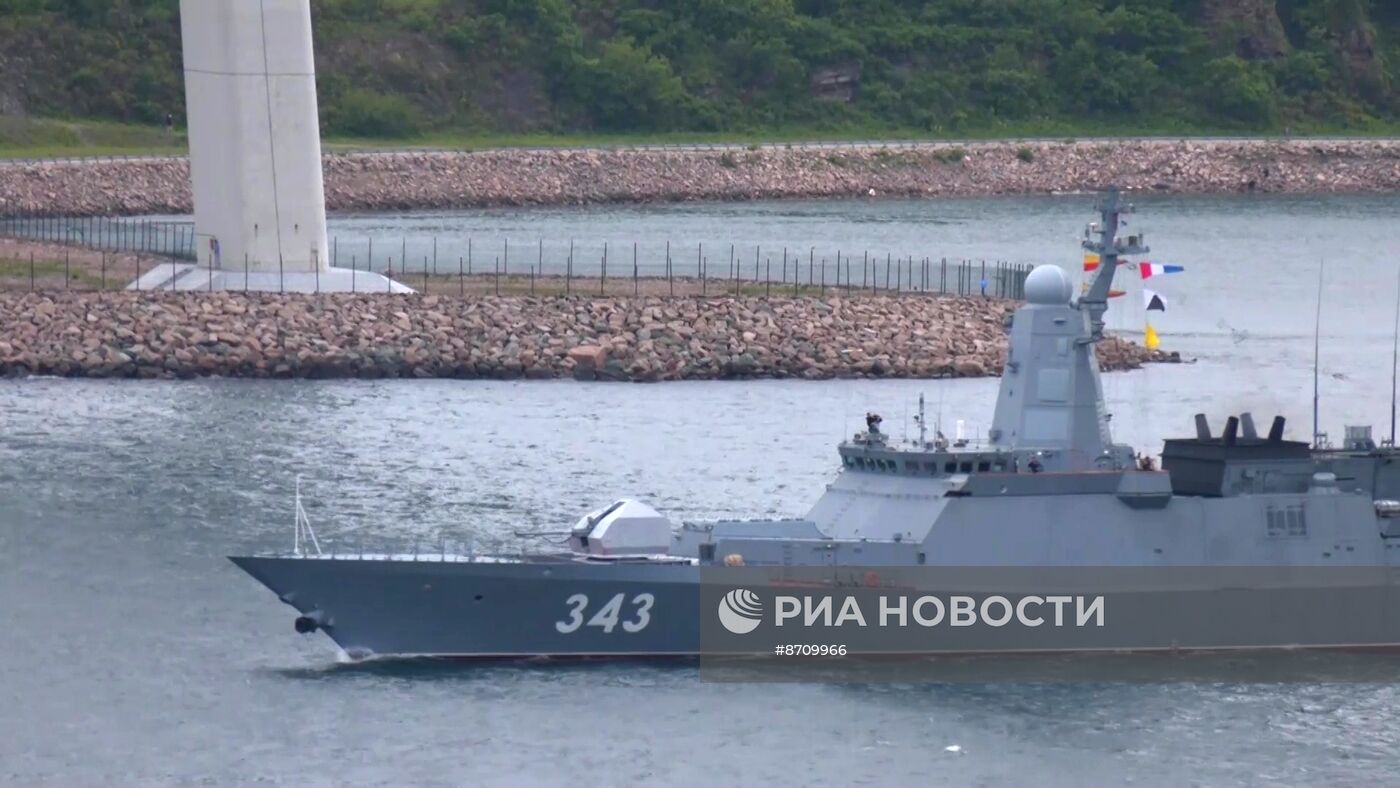 Учения Тихоокеанского флота на Дальнем Востоке