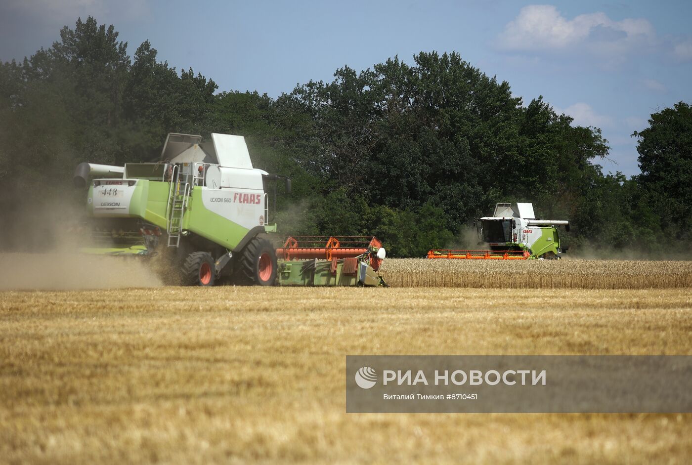 Уборка озимых культур в Краснодарском крае