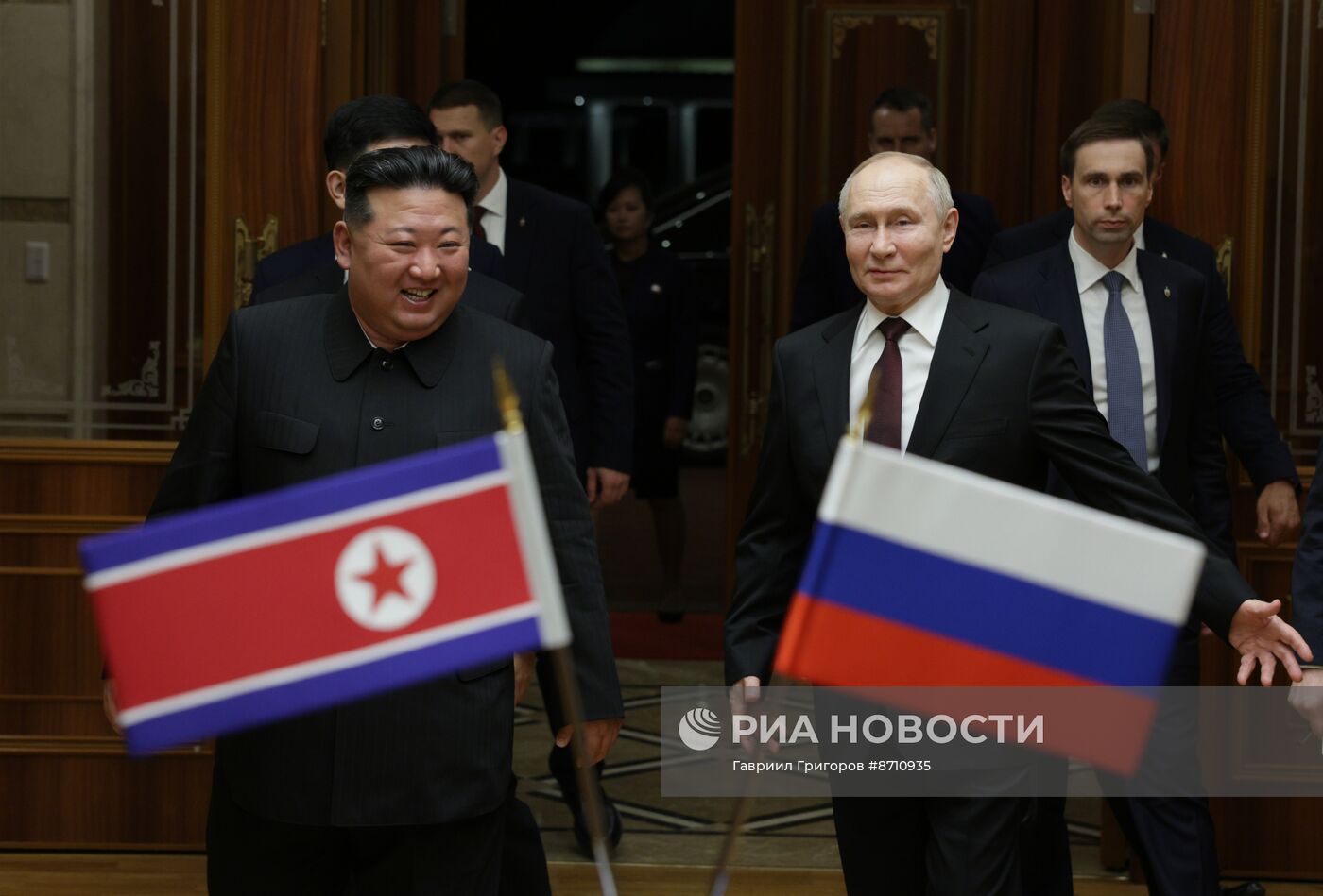 Дружественный государственный визит президента Владимира Путина в КНДР