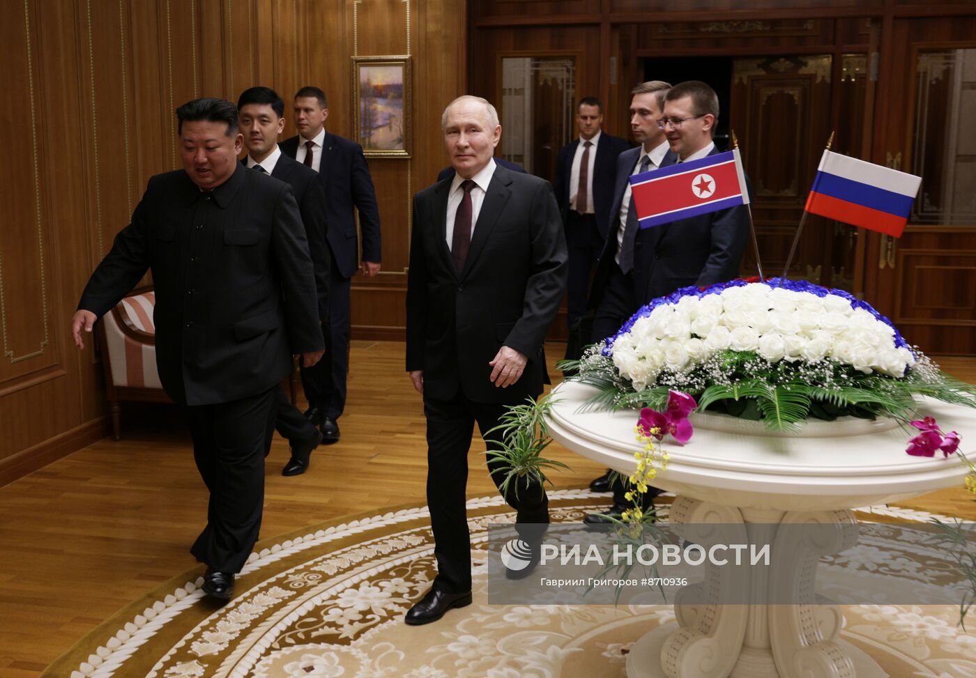 Дружественный государственный визит президента Владимира Путина в КНДР