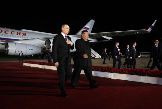 Дружественный государственный визит президента Владимира Путина в КНДР