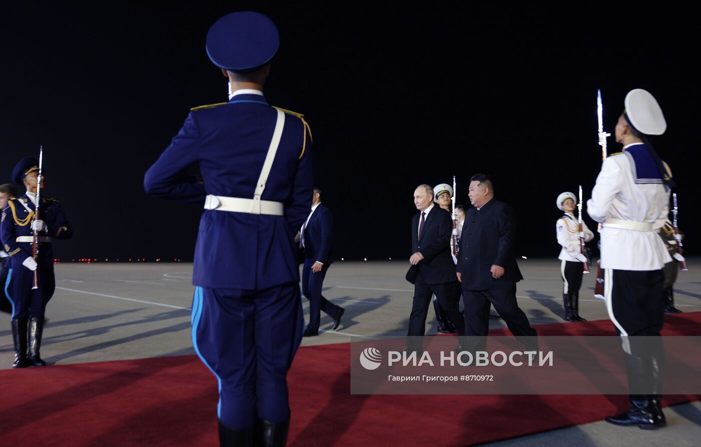 Дружественный государственный визит президента Владимира Путина в КНДР