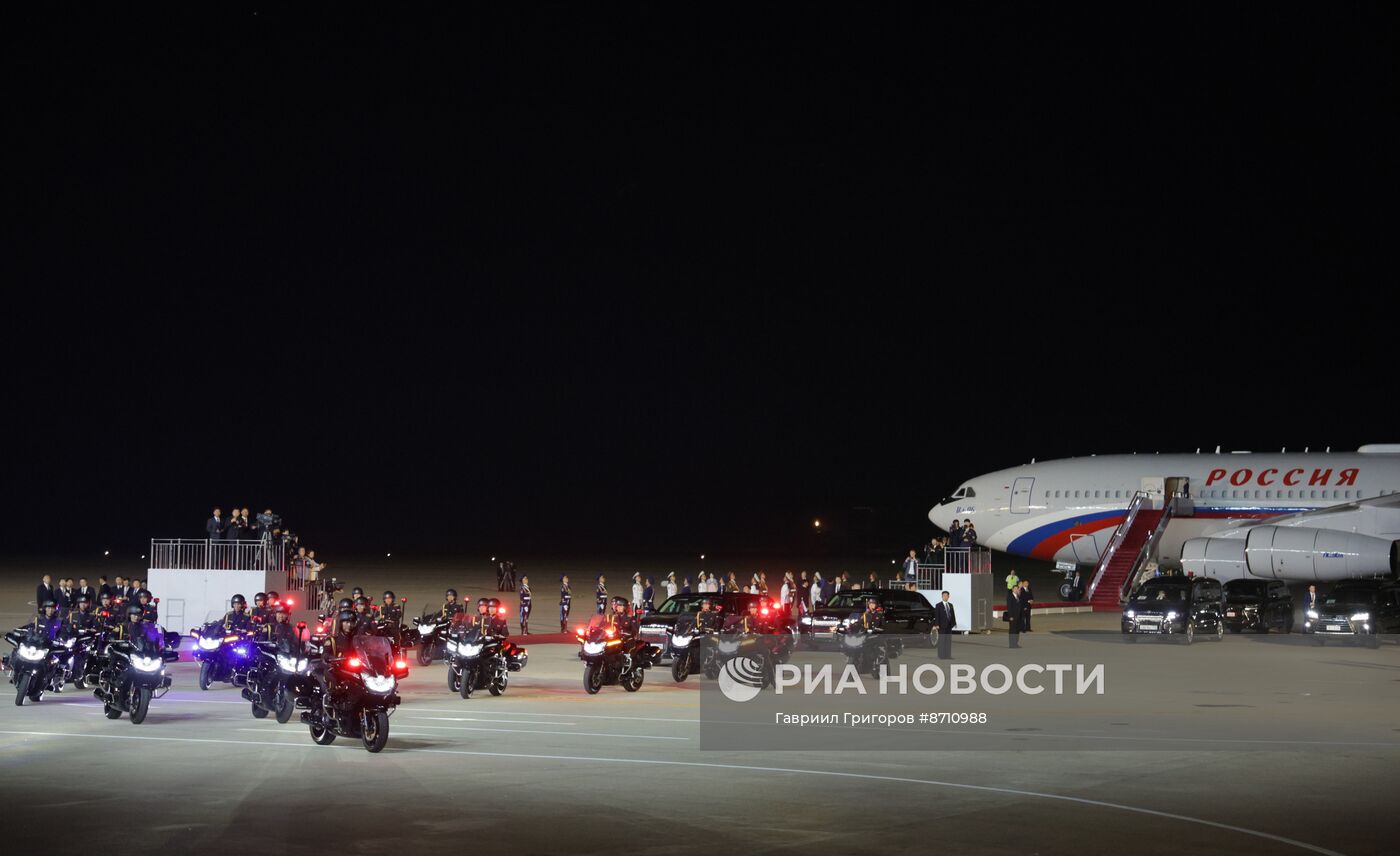 Дружественный государственный визит президента Владимира Путина в КНДР
