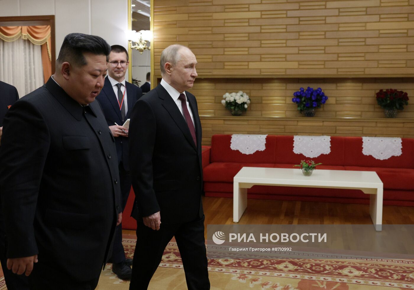 Дружественный государственный визит президента Владимира Путина в КНДР