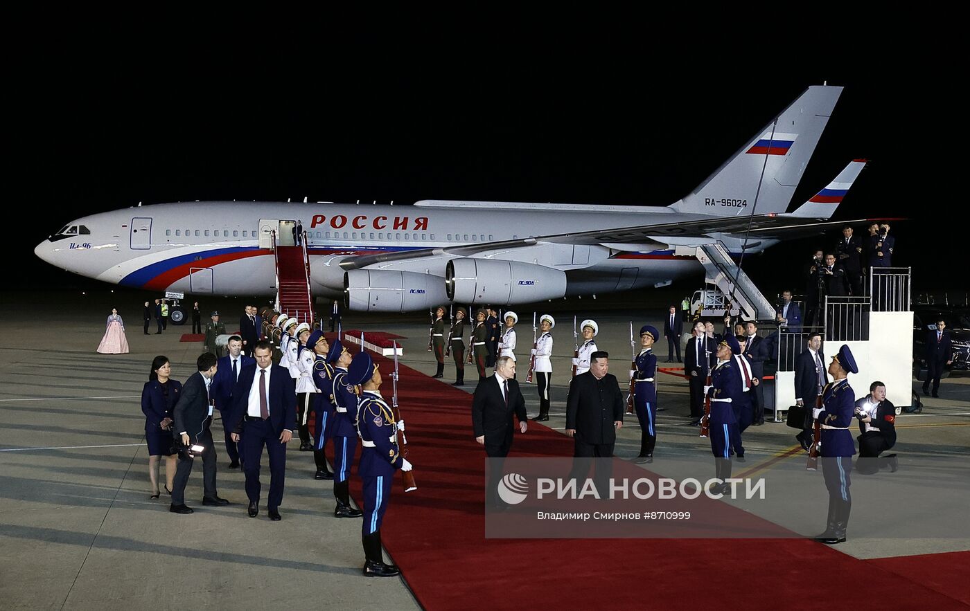 Дружественный государственный визит президента Владимира Путина в КНДР