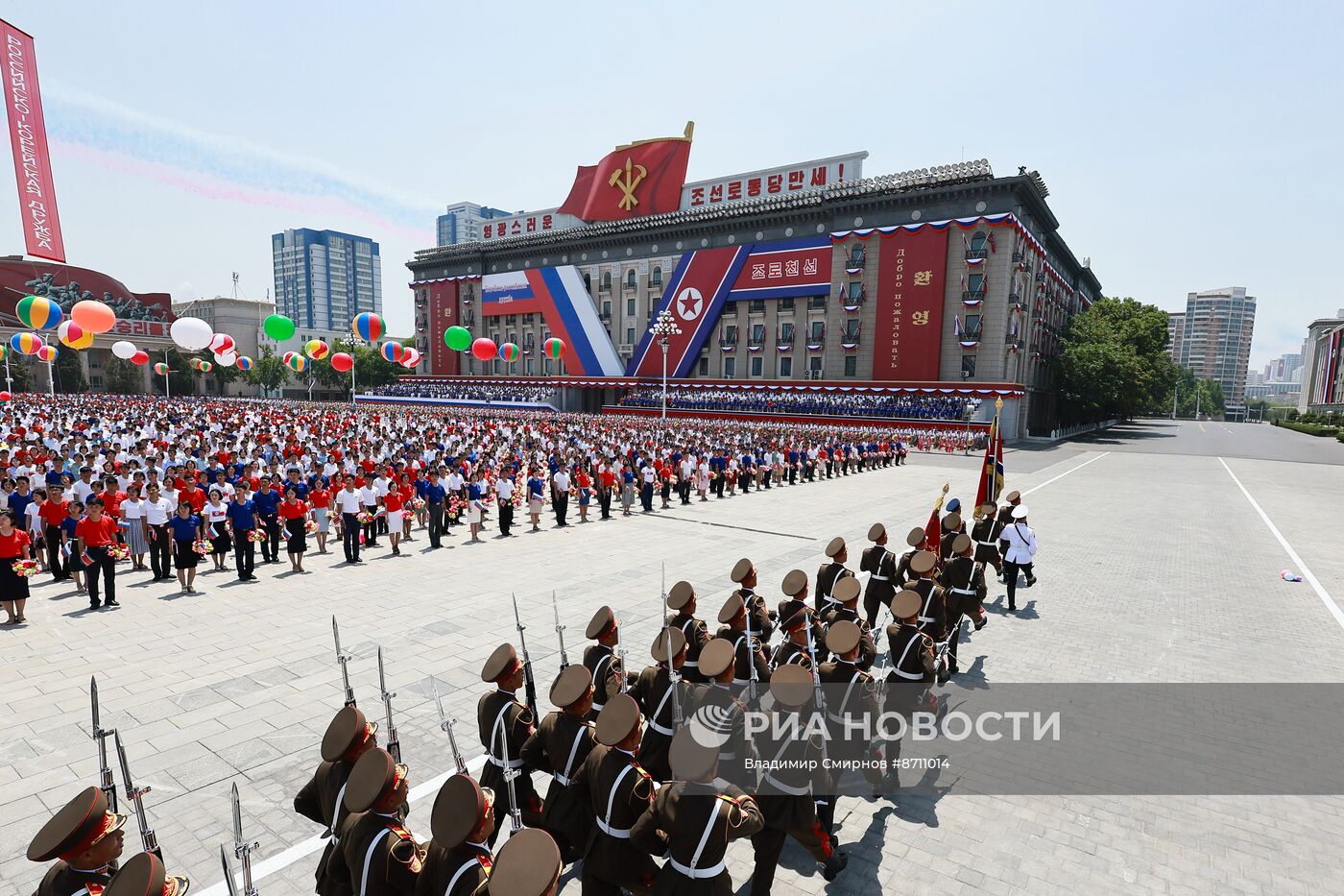 Дружественный государственный визит президента Владимира Путина в КНДР