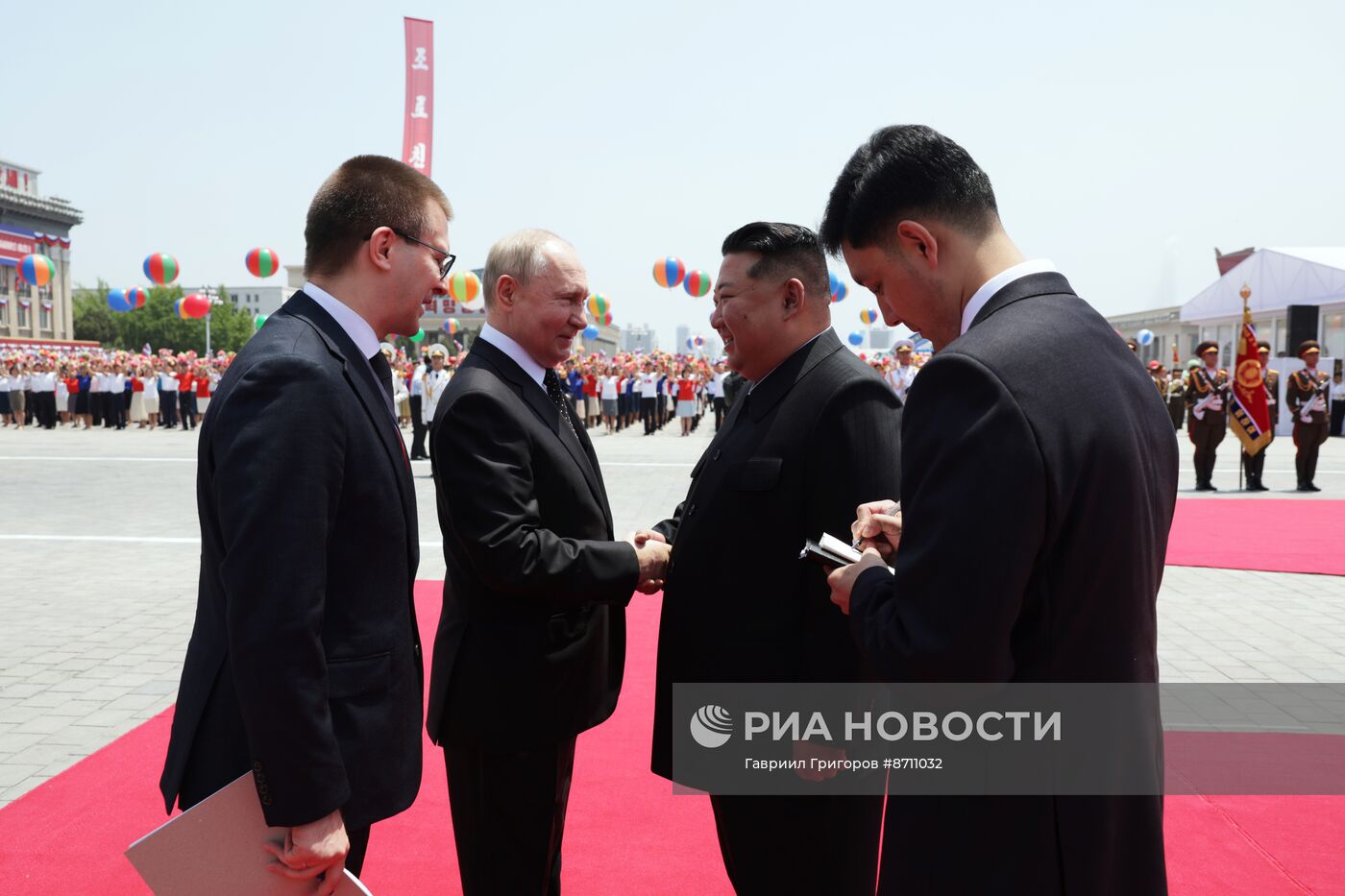 Дружественный государственный визит президента Владимира Путина в КНДР