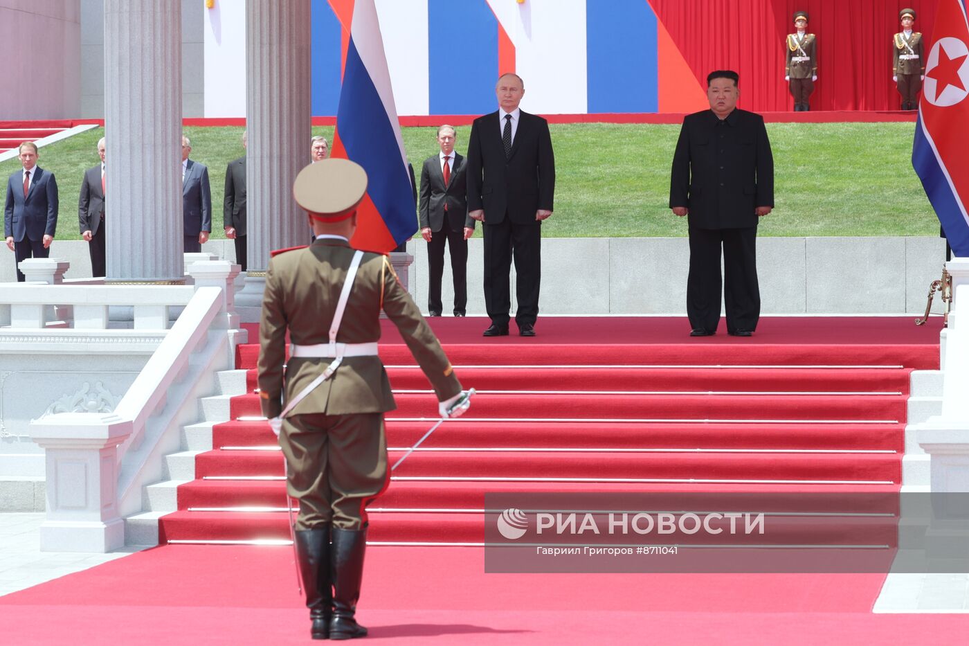 Дружественный государственный визит президента Владимира Путина в КНДР