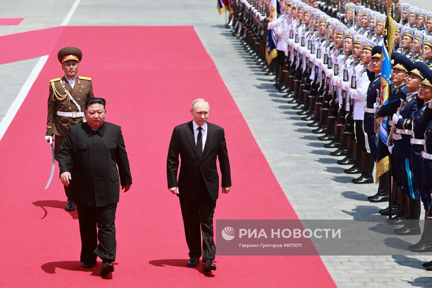 Дружественный государственный визит президента Владимира Путина в КНДР