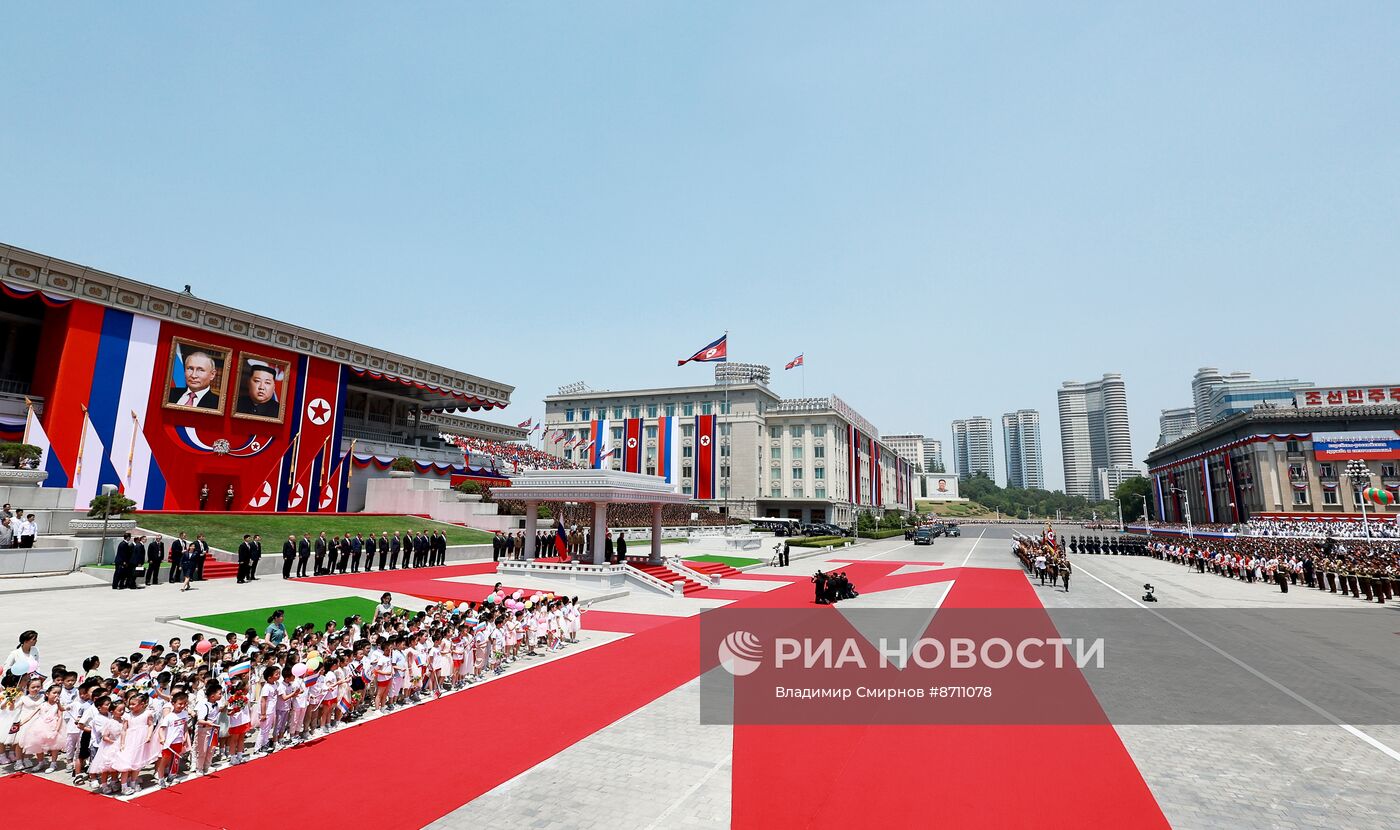 Дружественный государственный визит президента Владимира Путина в КНДР