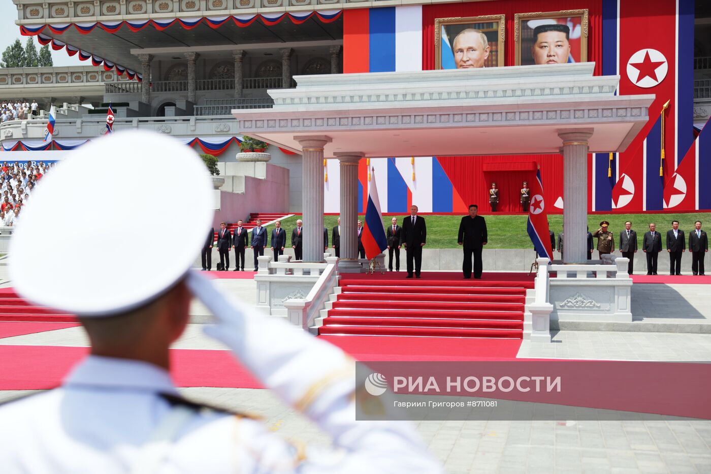 Дружественный государственный визит президента Владимира Путина в КНДР