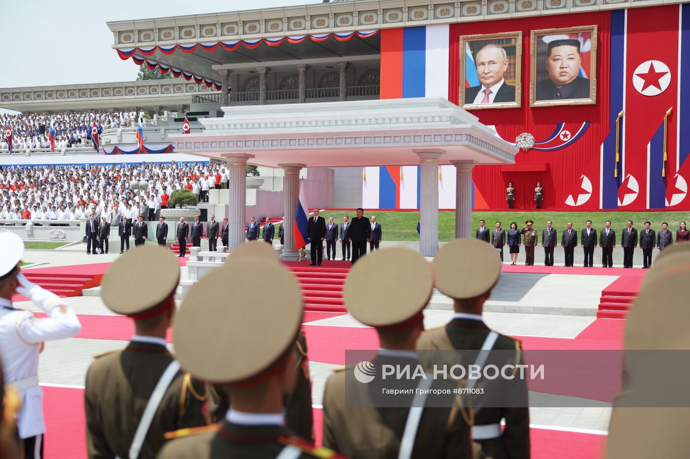 Дружественный государственный визит президента Владимира Путина в КНДР