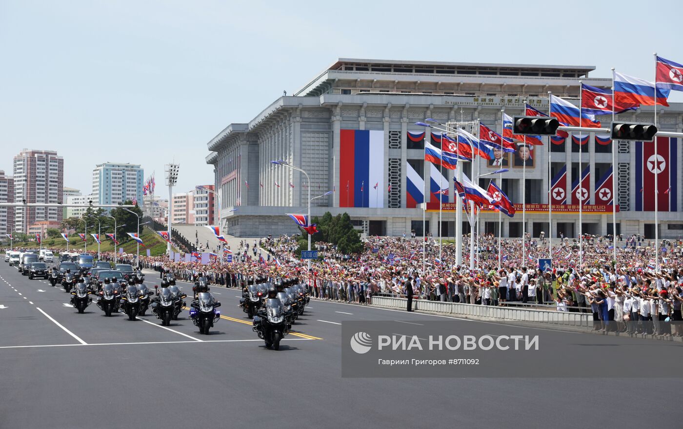 Дружественный государственный визит президента Владимира Путина в КНДР