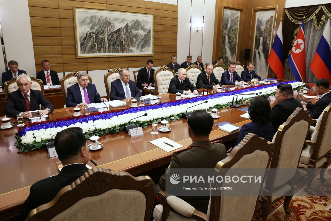 Дружественный государственный визит президента Владимира Путина в КНДР