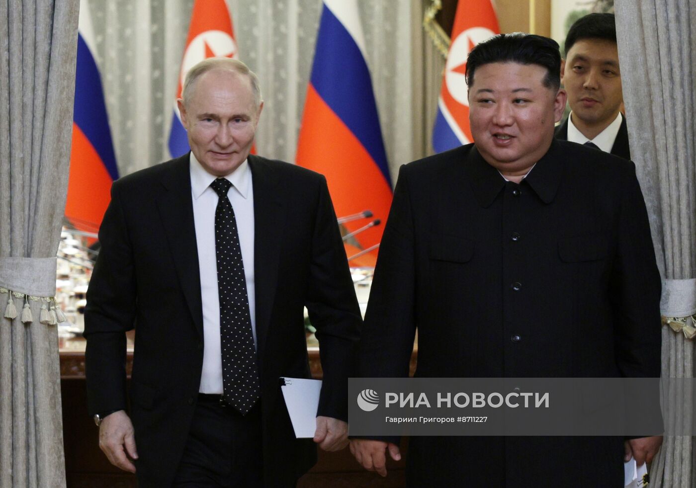 Дружественный государственный визит президента Владимира Путина в КНДР