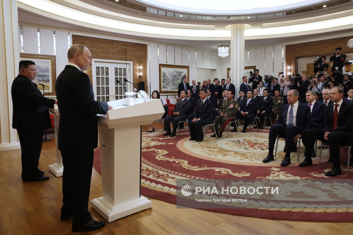 Дружественный государственный визит президента Владимира Путина в КНДР